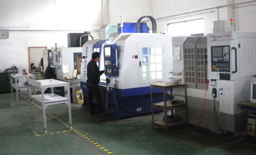 CNC processing area