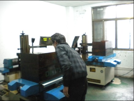 Wire cutting area
